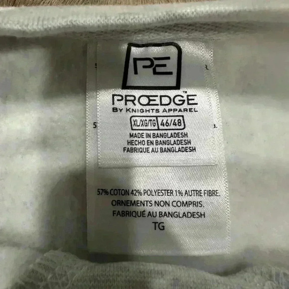 Indiana Hoosiers Women Small Hoosiers Gray Crop Crewneck Sweatshirt Proedge XL - Picture 3 of 4